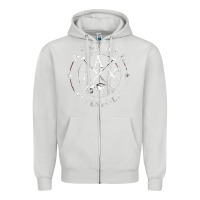 Dove Grey avenged sevenfold 13 Zipper Hoodie - linhVisuals