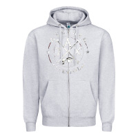 Heather Grey avenged sevenfold 13 Zipper Hoodie - linhVisuals