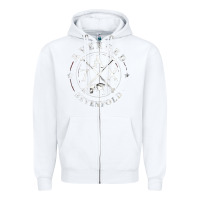 White avenged sevenfold 13 Zipper Hoodie - linhVisuals