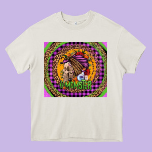 Momster Halloween Momlife Heavy Core Tee Designed By Jasminsmagicworld