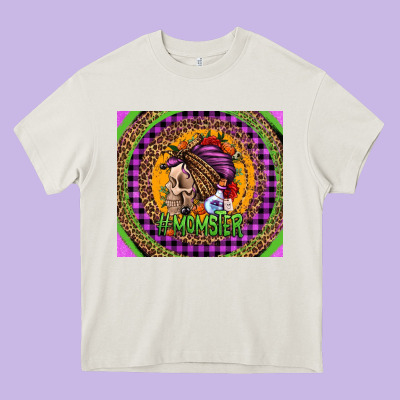 Momster Halloween Momlife Heavy Core Tee Designed By Jasminsmagicworld