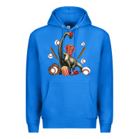 True Royal brachiosaurus with baseball Premium Hoodie - Artiststas