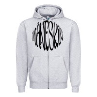 Heather Grey MANESKIN Zipper Hoodie - linhVisuals