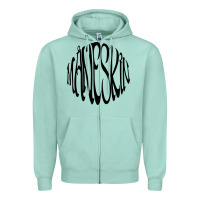 Seafoam MANESKIN Zipper Hoodie - linhVisuals
