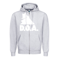 Heather Grey the doa punk new silhouette design Zipper Hoodie - linhVisuals