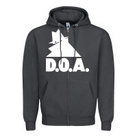 Smoke the doa punk new silhouette design Zipper Hoodie - linhVisuals