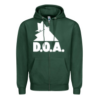 Sports Green the doa punk new silhouette design Zipper Hoodie - linhVisuals