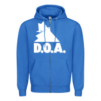 True Royal the doa punk new silhouette design Zipper Hoodie - linhVisuals
