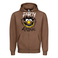 Chestnut the muppets party animal Zipper Hoodie - linhVisuals