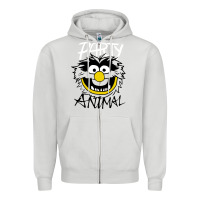 Dove Grey the muppets party animal Zipper Hoodie - linhVisuals