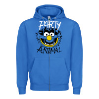 True Royal the muppets party animal Zipper Hoodie - linhVisuals