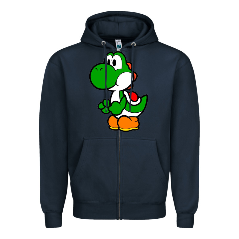 Yoshi Green Zipper Hoodie by linhVisuals | Teevron