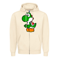 Sandshell Yoshi Green Zipper Hoodie - linhVisuals