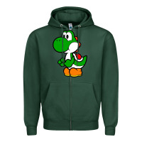 Sports Green Yoshi Green Zipper Hoodie - linhVisuals