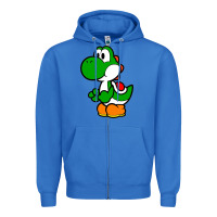 True Royal Yoshi Green Zipper Hoodie - linhVisuals