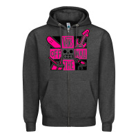 Charcoal Heather #vans music Zipper Hoodie - linhVisuals
