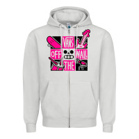 Dove Grey #vans music Zipper Hoodie - linhVisuals