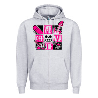 Heather Grey #vans music Zipper Hoodie - linhVisuals