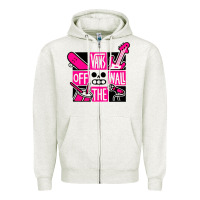 Oatmeal Heather #vans music Zipper Hoodie - linhVisuals