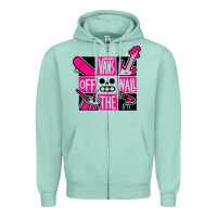 Seafoam #vans music Zipper Hoodie - linhVisuals