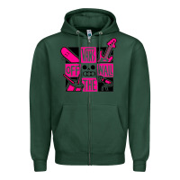 Sports Green #vans music Zipper Hoodie - linhVisuals