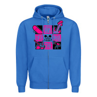 True Royal #vans music Zipper Hoodie - linhVisuals