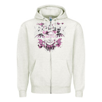 Oatmeal Heather avenged sevenfold 32 Zipper Hoodie - linhVisuals