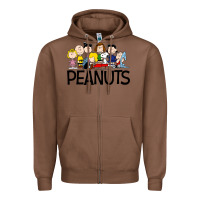 Chestnut the peanuts Zipper Hoodie - linhVisuals