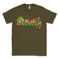Army Green Luckiest lunch lady St. Patrick's Day Classic Tee - CowGirlArtShop