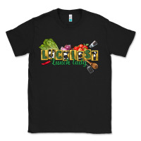 Black Luckiest lunch lady St. Patrick's Day Classic Tee - CowGirlArtShop
