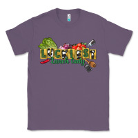 Lavender Luckiest lunch lady St. Patrick's Day Classic Tee - CowGirlArtShop