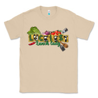 Mushroom Luckiest lunch lady St. Patrick's Day Classic Tee - CowGirlArtShop