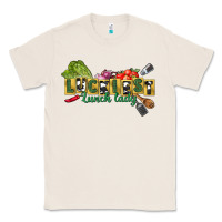 Natural Luckiest lunch lady St. Patrick's Day Classic Tee - CowGirlArtShop