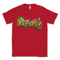 Red Luckiest lunch lady St. Patrick's Day Classic Tee - CowGirlArtShop