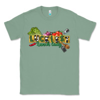 Sage Luckiest lunch lady St. Patrick's Day Classic Tee - CowGirlArtShop