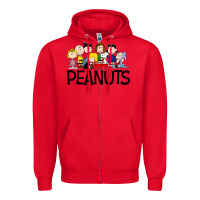 Red the peanuts Zipper Hoodie - linhVisuals