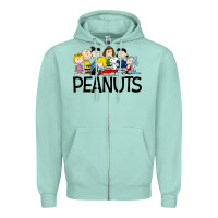 Seafoam the peanuts Zipper Hoodie - linhVisuals