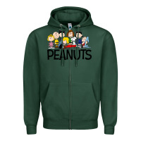 Sports Green the peanuts Zipper Hoodie - linhVisuals