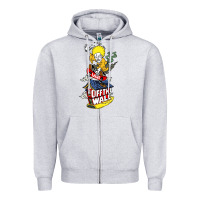 Heather Grey #vans off the wall Zipper Hoodie - linhVisuals