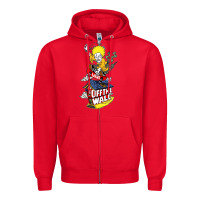 Red #vans off the wall Zipper Hoodie - linhVisuals