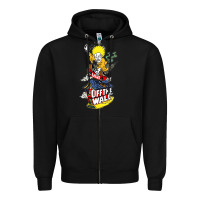 Black #vans off the wall Zipper Hoodie - linhVisuals
