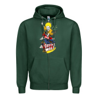 Sports Green #vans off the wall Zipper Hoodie - linhVisuals