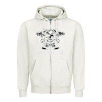 Oatmeal Heather avenged sevenfold 42 Zipper Hoodie - linhVisuals