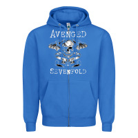True Royal avenged sevenfold 42 Zipper Hoodie - linhVisuals