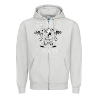 Dove Grey avenged sevenfold 42 Zipper Hoodie - linhVisuals