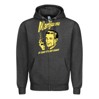 Charcoal Heather the marijuana weed Zipper Hoodie - linhVisuals