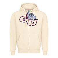Sandshell gonzaga bulldogs Zipper Hoodie - linhVisuals