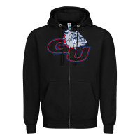 Black gonzaga bulldogs Zipper Hoodie - linhVisuals