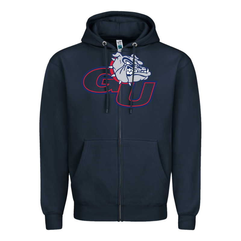 Gonzaga Bulldogs Zipper Hoodie by linhVisuals | Teevron