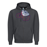 Smoke gonzaga bulldogs Zipper Hoodie - linhVisuals